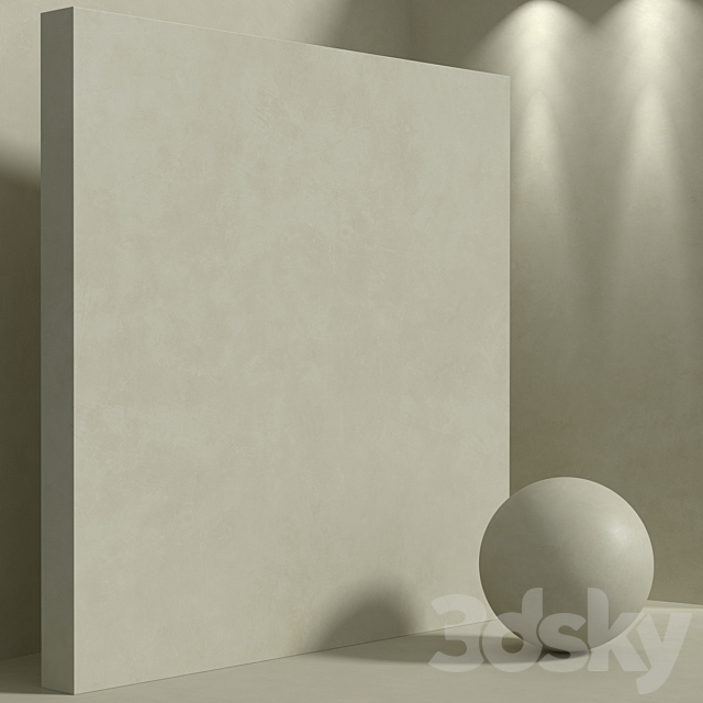 Material (seamless) – concrete plaster set 182 3ds Max - thumbnail 2