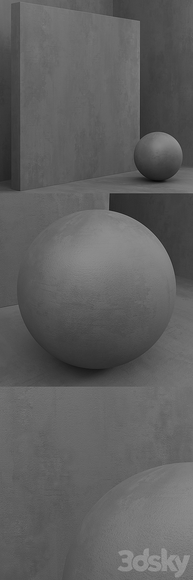 Material (seamless) – microconcrete. concrete. plaster set 72 3DSMax File - thumbnail 2