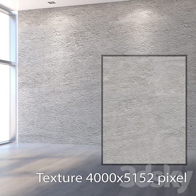 Rough stucco 3ds Max - thumbnail 2