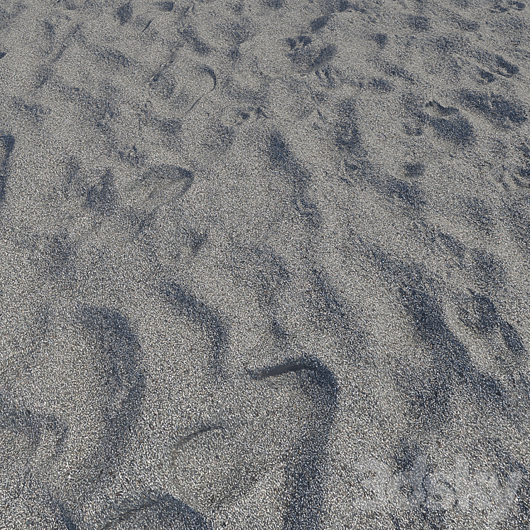 Sand Beach Gray 7 3DS Max - thumbnail 2