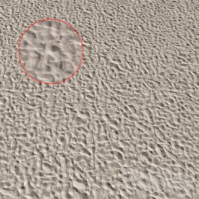 Sand beach_3 3DS Max Model - thumbnail 2