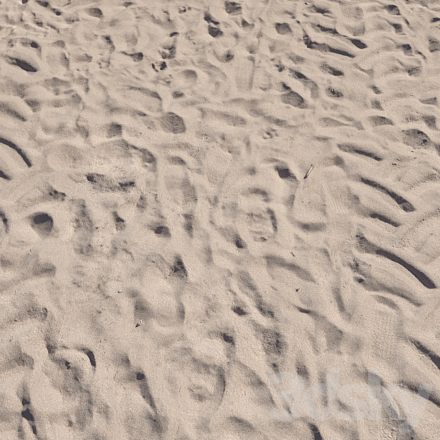 Sand beach_4 3DSMax File - thumbnail 1