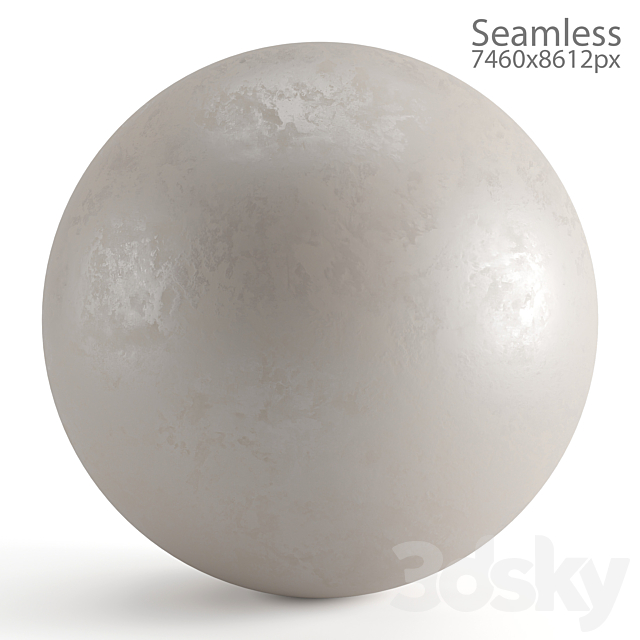 Seamless decorative plaster material 3ds Max - thumbnail 1