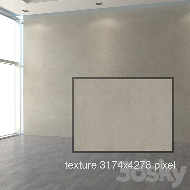 Set of plaster for the facade and interior 3DS Max Model - thumbnail 2