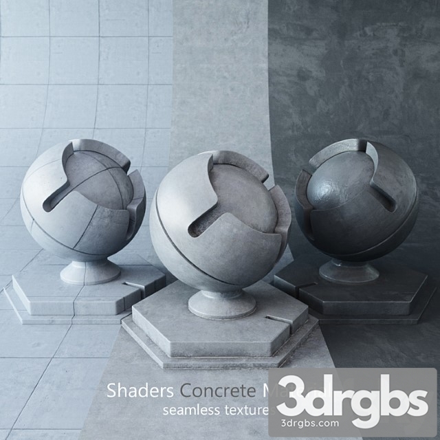 Shaders concrete 5 3dsmax Download - thumbnail 1