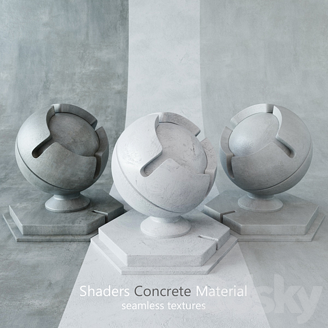 Shaders Concrete 6 3DSMax File - thumbnail 1