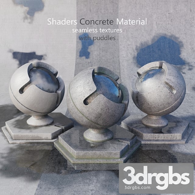 Shaders concrete 7 3dsmax Download - thumbnail 1