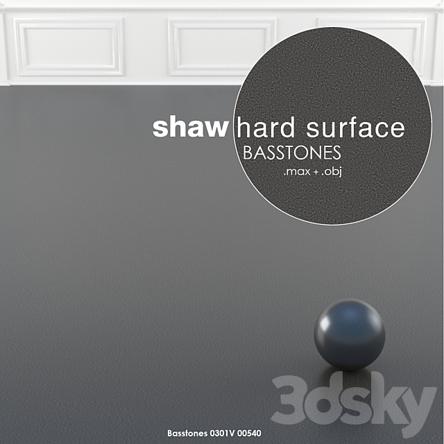 Shaw Hard Surface Homogeneous Basstones Vinyl 3DS Max Model - thumbnail 2