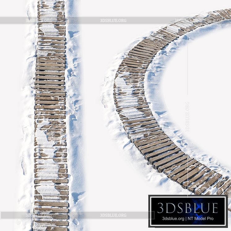 Snow trail_3 3DS Max - thumbnail 3