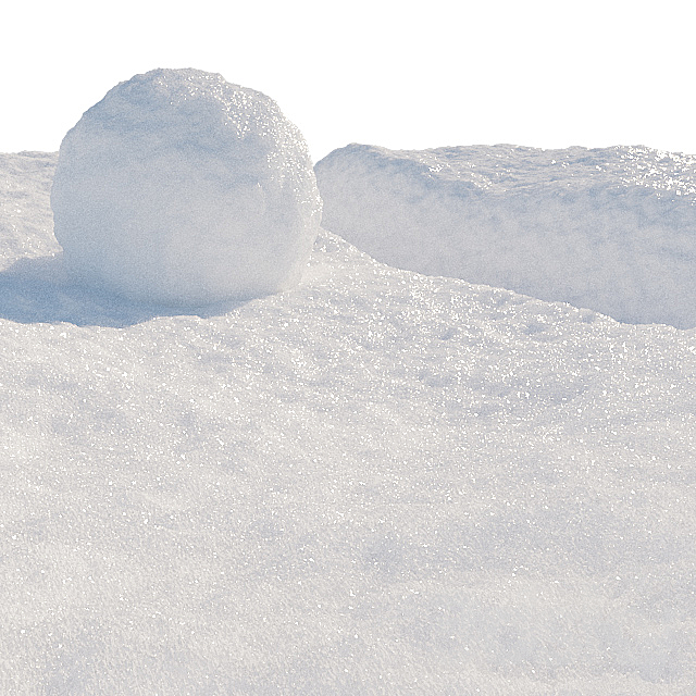 VRay snow material 3DS Max Model - thumbnail 3