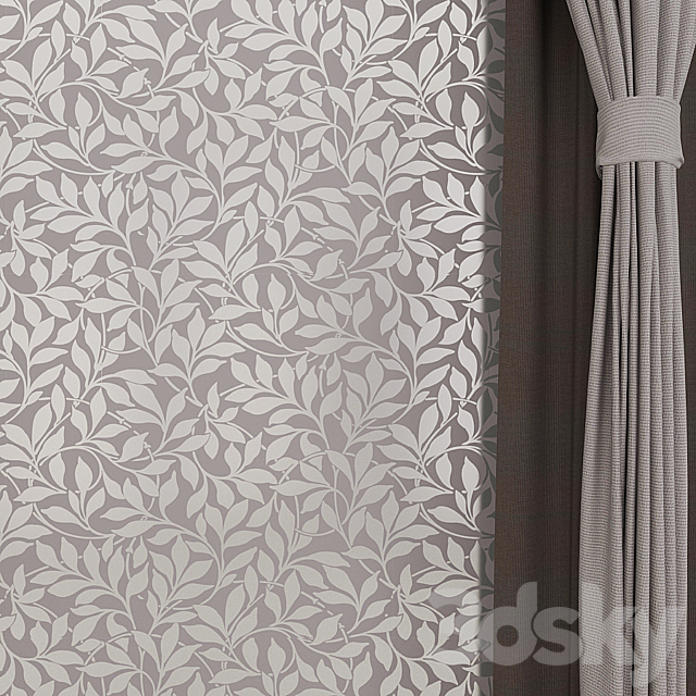 Wallpaper Cole & Son. Charlie Wilson (5 products ASPEN BRANCH) 3DSMax File - thumbnail 1