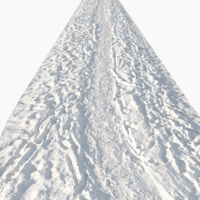 Winter footpath 13 meters 3DS Max Model - thumbnail 4