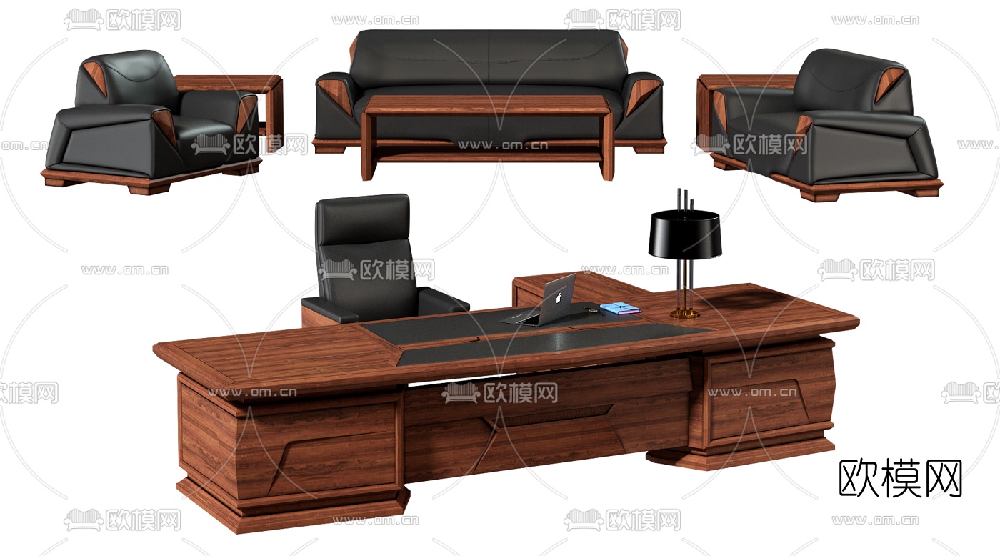 FURNITURE – OFFICE – VRAY / CORONA – 3D MODEL – 006 - thumbnail 1