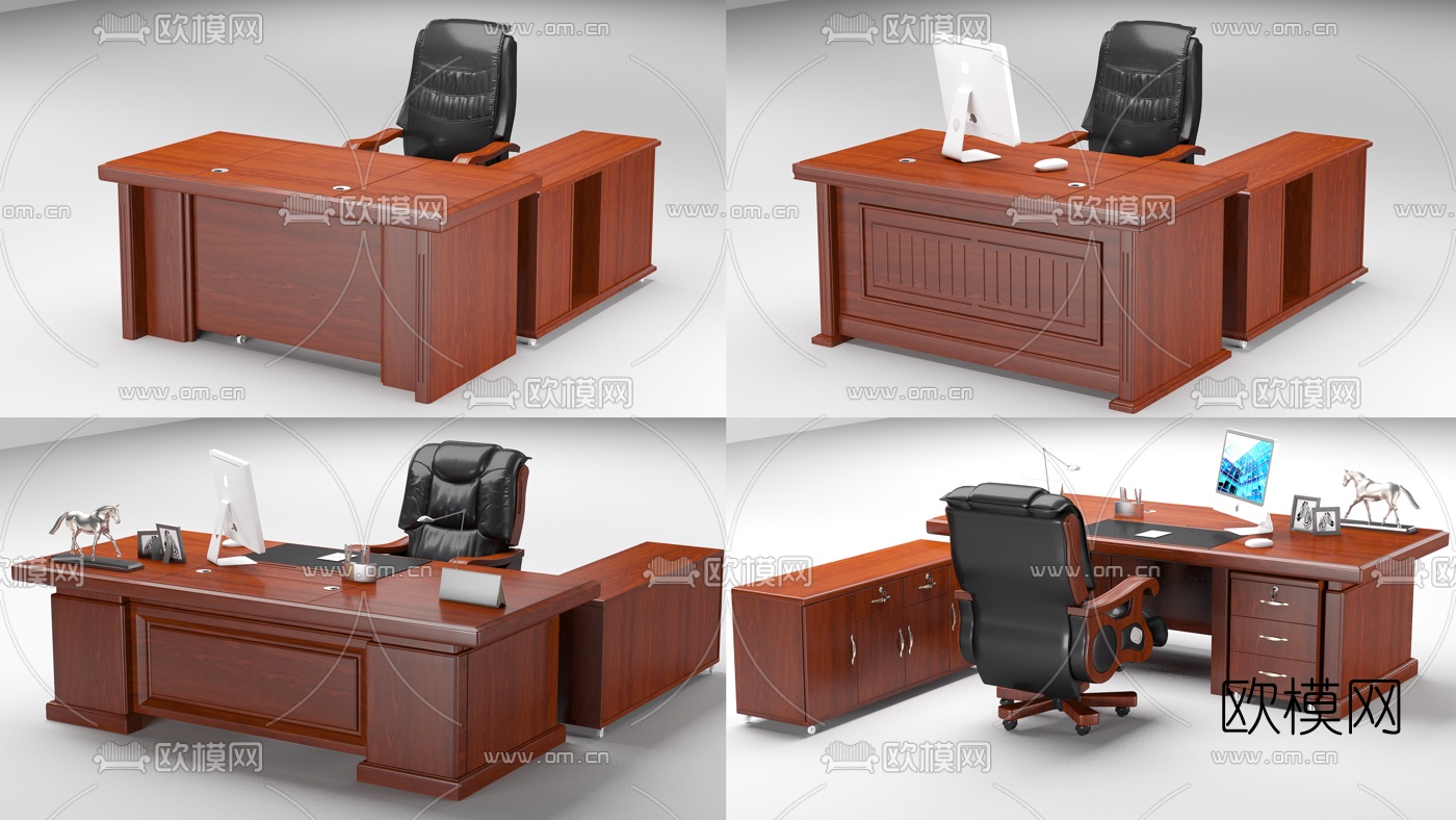 FURNITURE – OFFICE – VRAY / CORONA – 3D MODEL – 007 - thumbnail 1