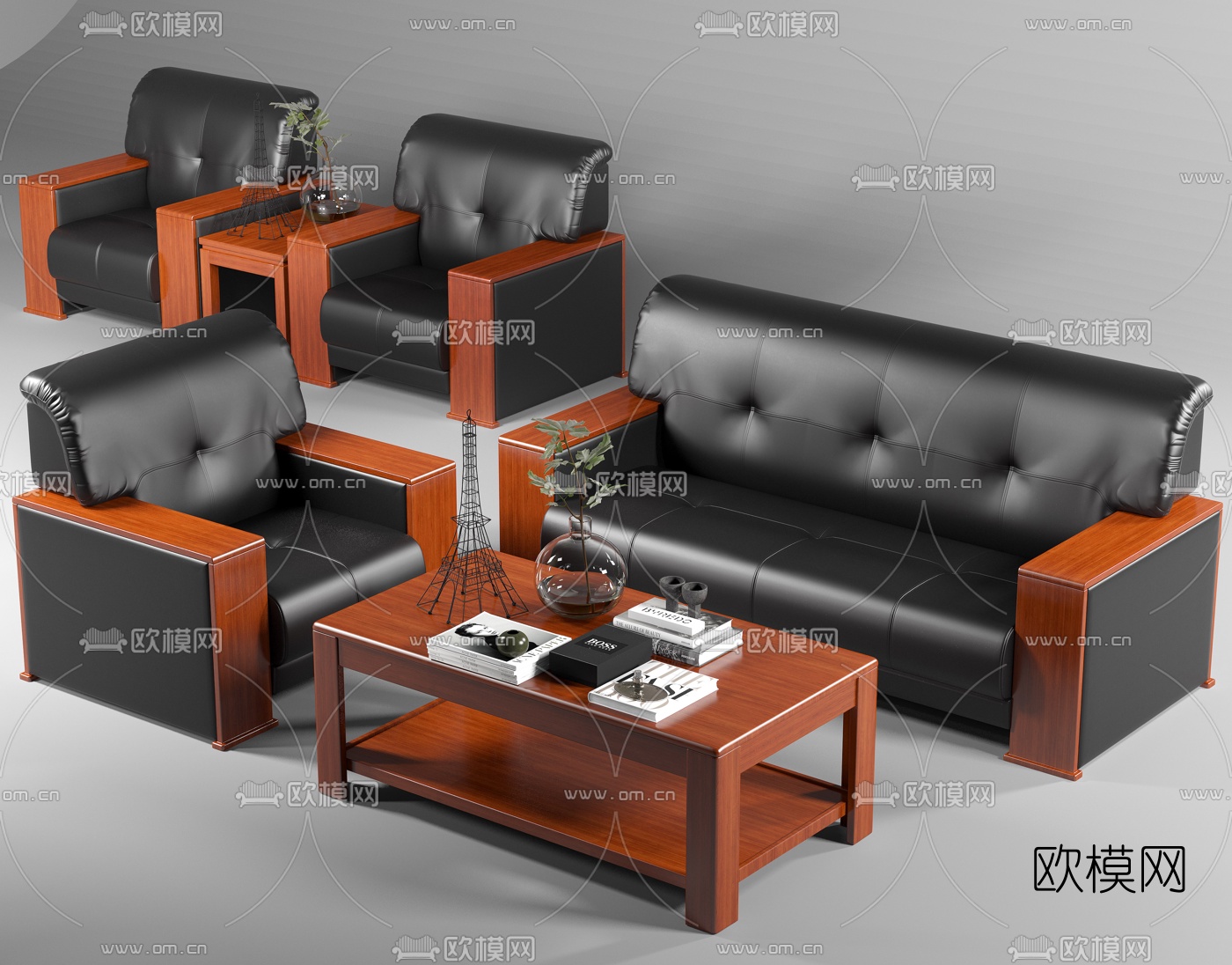 FURNITURE – OFFICE – VRAY / CORONA – 3D MODEL – 018 - thumbnail 1