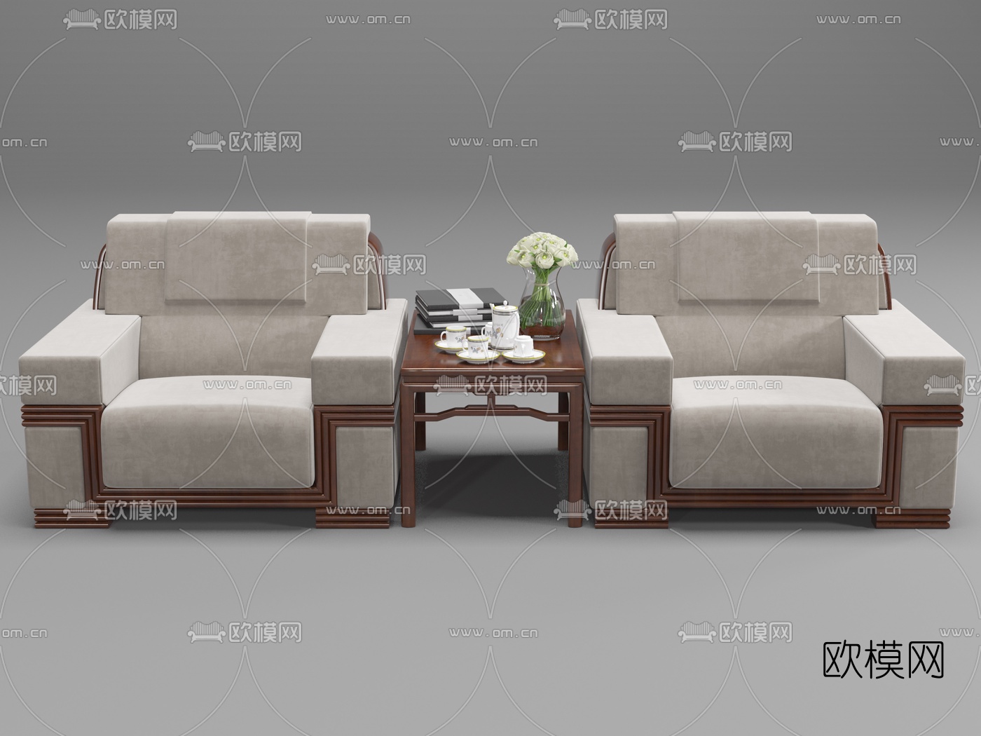 FURNITURE – OFFICE – VRAY / CORONA – 3D MODEL – 019 - thumbnail 1