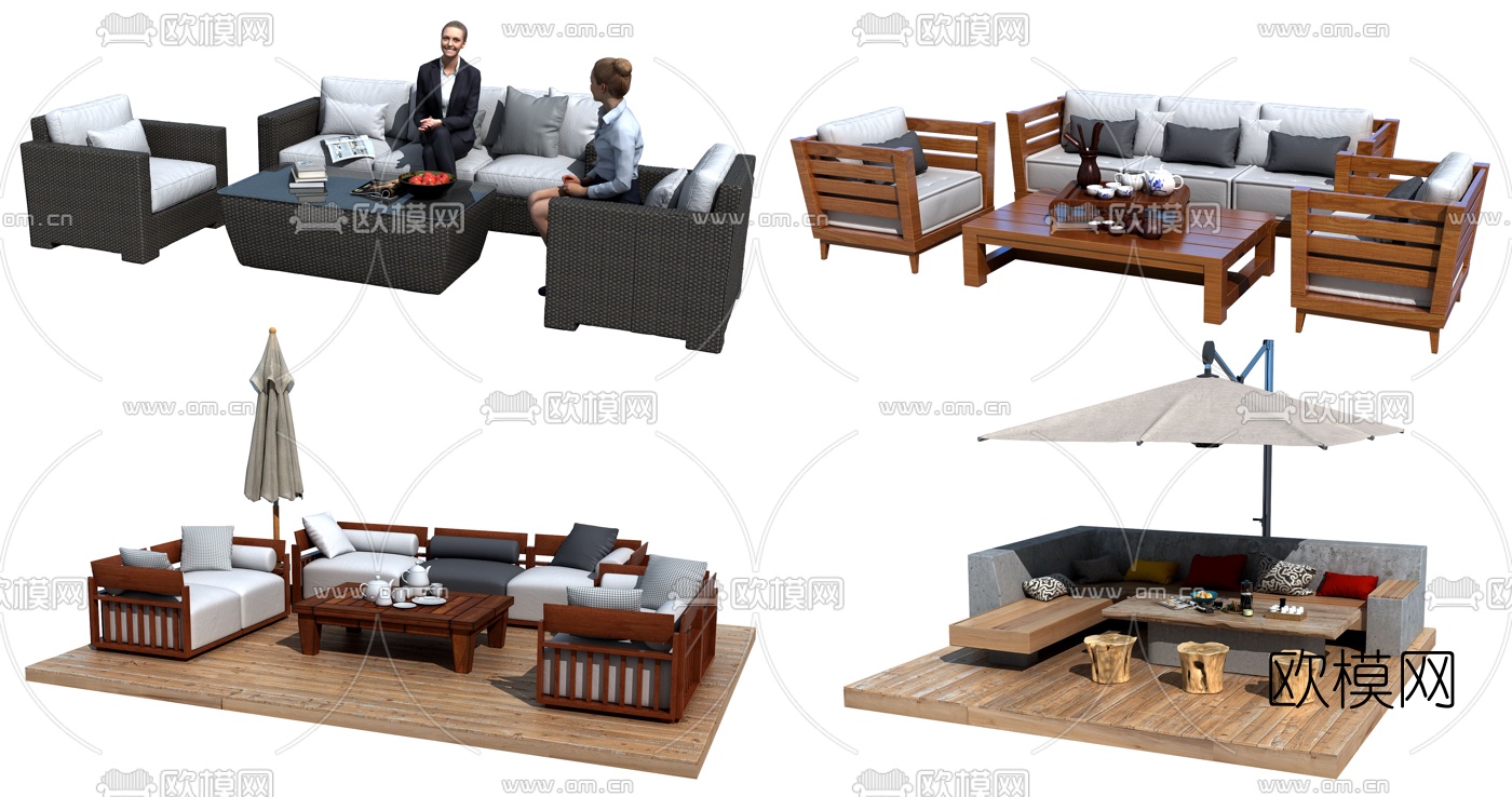 FURNITURE – OFFICE – VRAY / CORONA – 3D MODEL – 021 - thumbnail 1