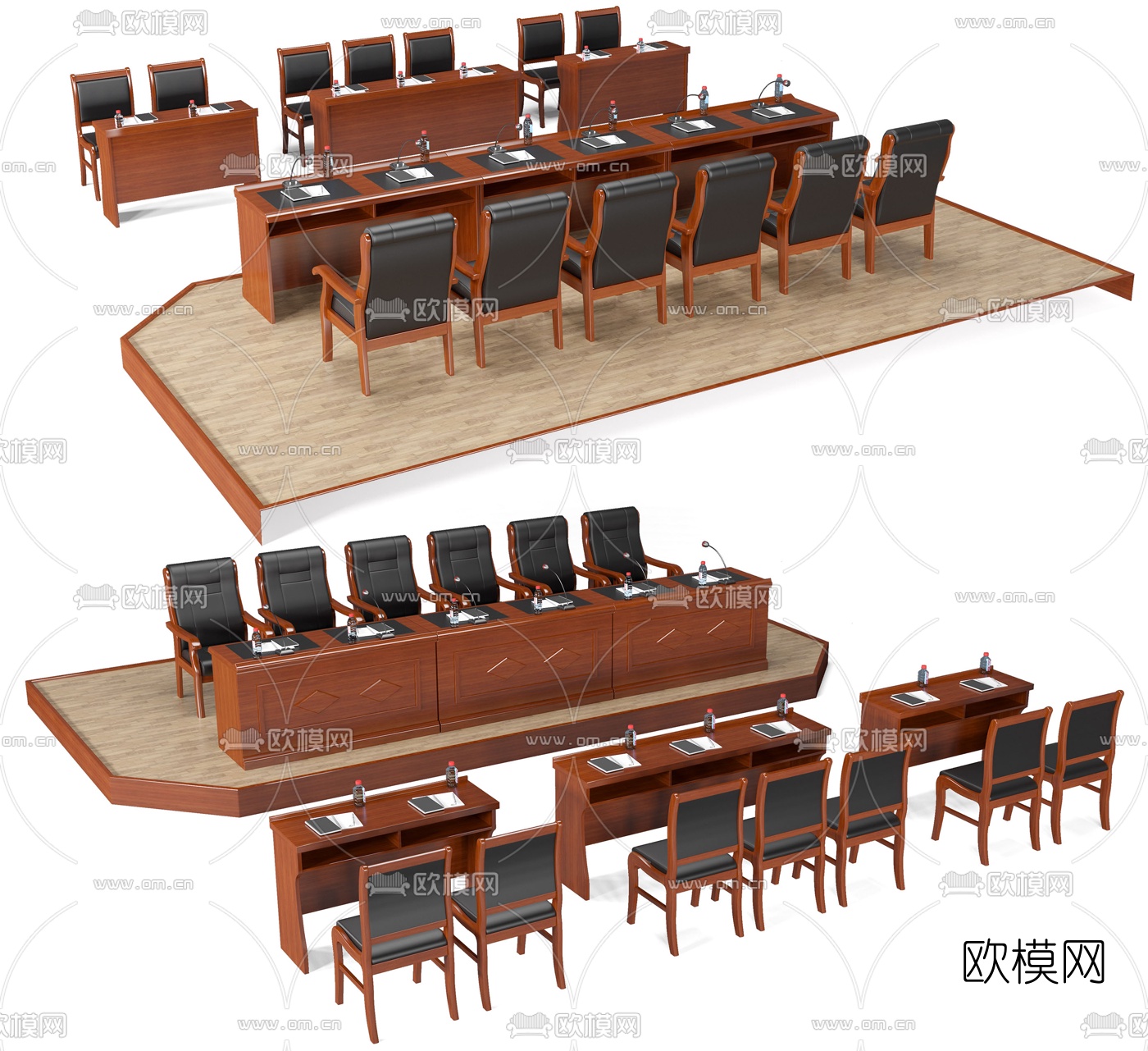 FURNITURE – OFFICE – VRAY / CORONA – 3D MODEL – 025 - thumbnail 1