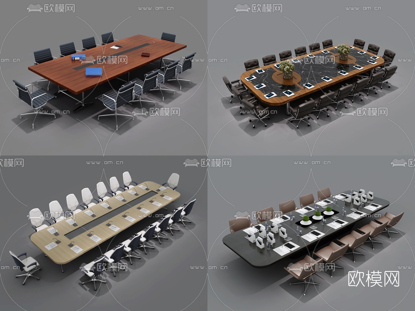 FURNITURE – OFFICE – VRAY / CORONA – 3D MODEL – 044 - thumbnail 1