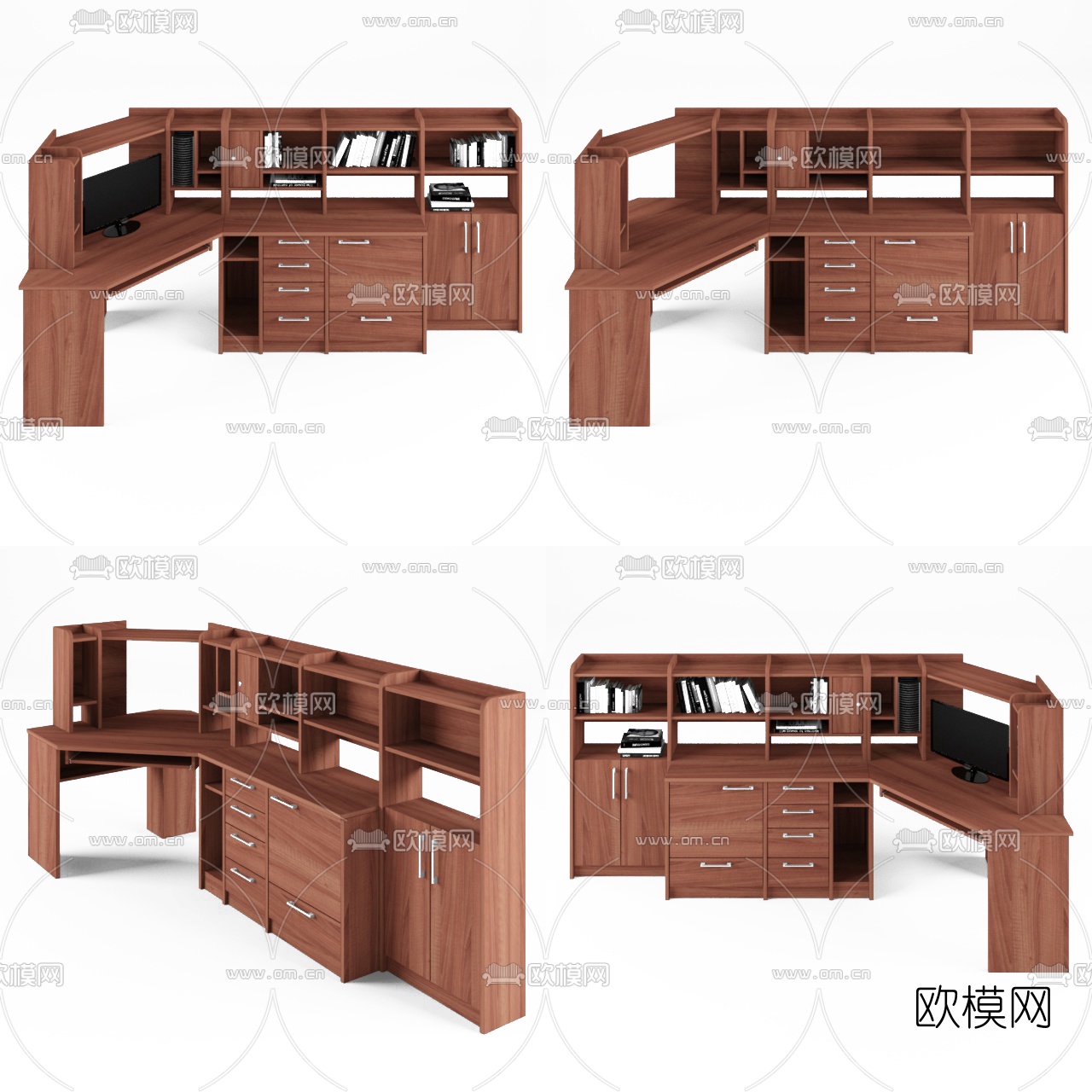 FURNITURE – OFFICE – VRAY / CORONA – 3D MODEL – 046 - thumbnail 1