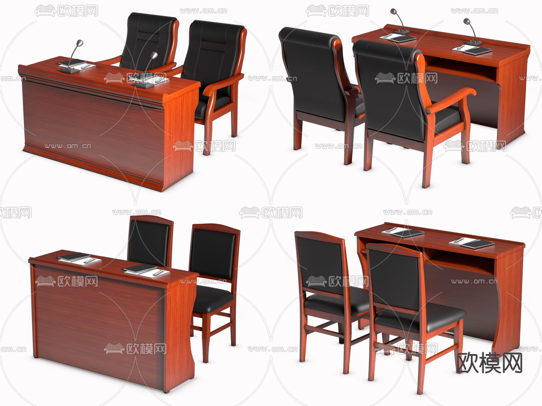 FURNITURE – OFFICE – VRAY / CORONA – 3D MODEL – 071 - thumbnail 1