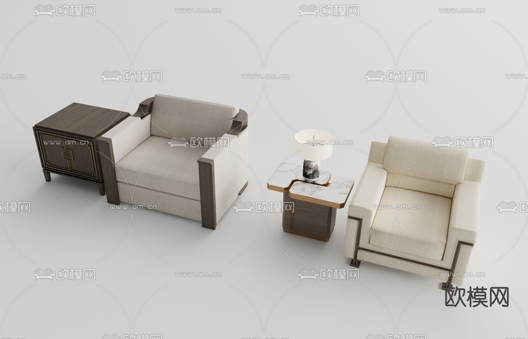 FURNITURE – OFFICE – VRAY / CORONA – 3D MODEL – 075 - thumbnail 1