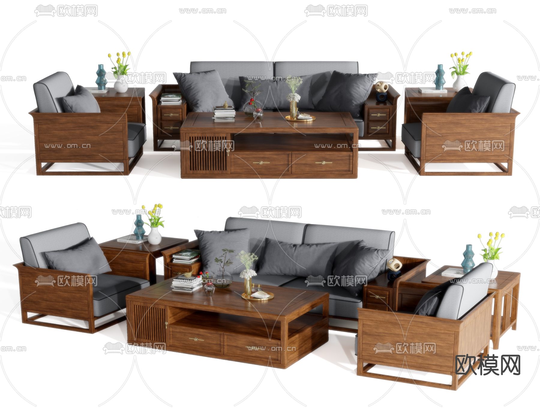 FURNITURE – OFFICE – VRAY / CORONA – 3D MODEL – 080 - thumbnail 1