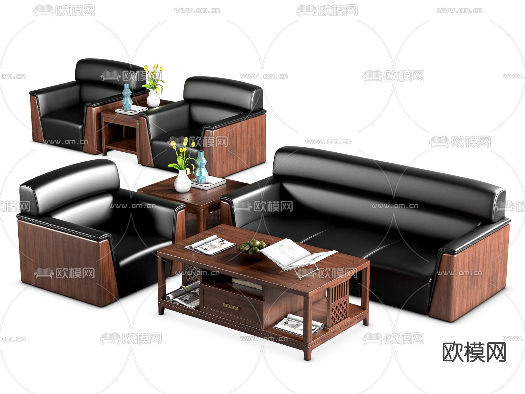 FURNITURE – OFFICE – VRAY / CORONA – 3D MODEL – 087 - thumbnail 1