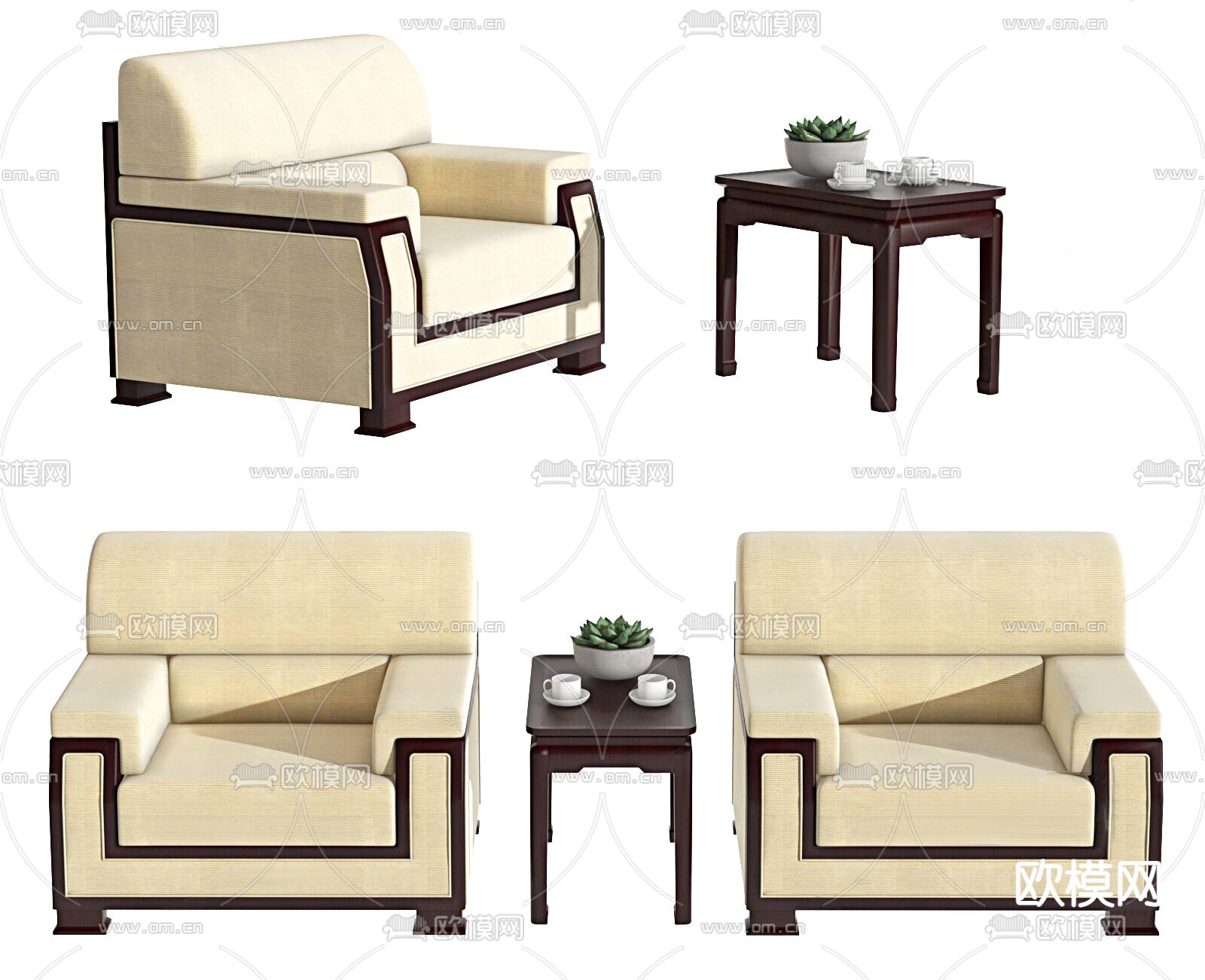 FURNITURE – OFFICE – VRAY / CORONA – 3D MODEL – 117 - thumbnail 1