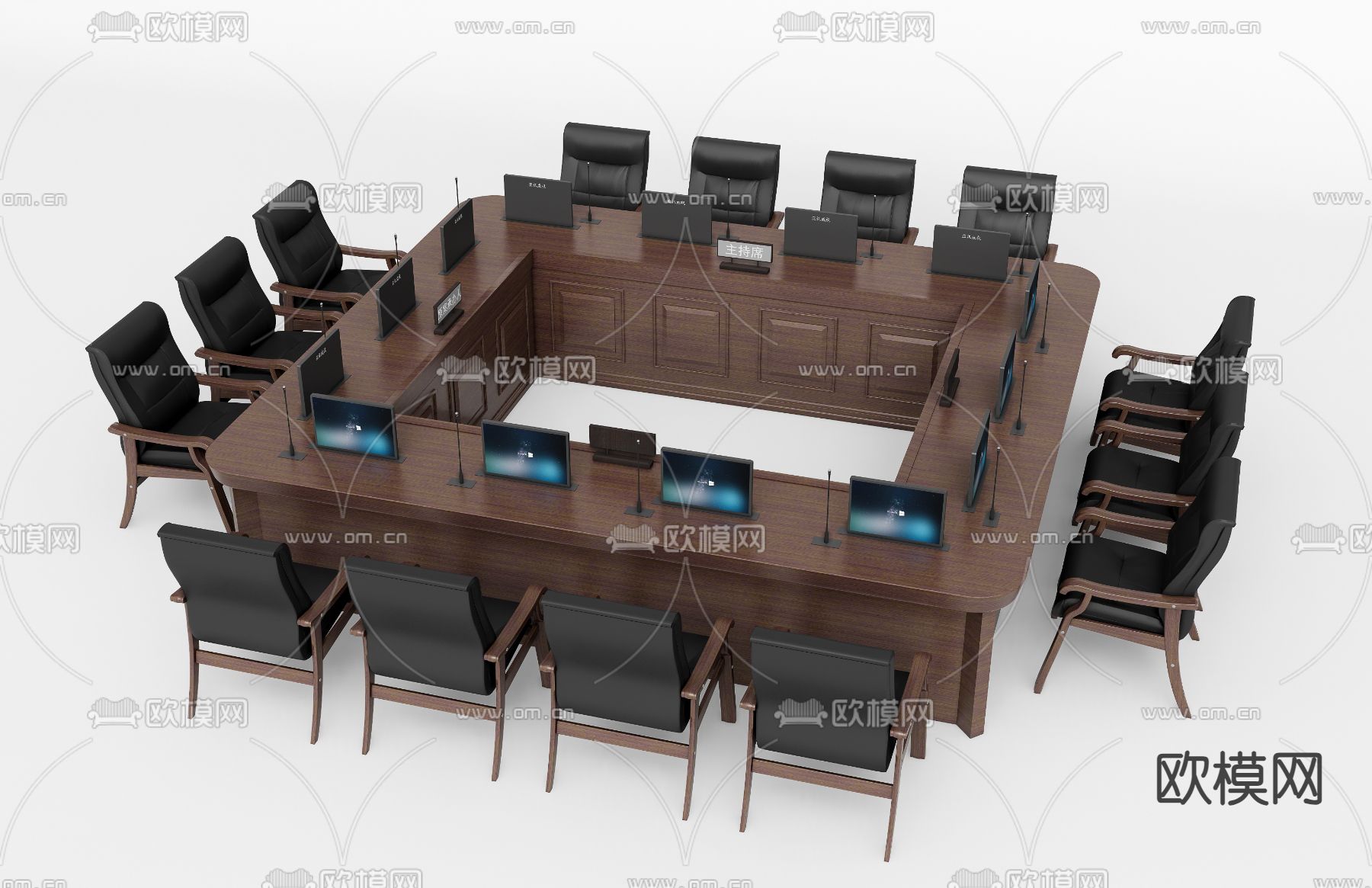 FURNITURE – OFFICE – VRAY / CORONA – 3D MODEL – 128 - thumbnail 1