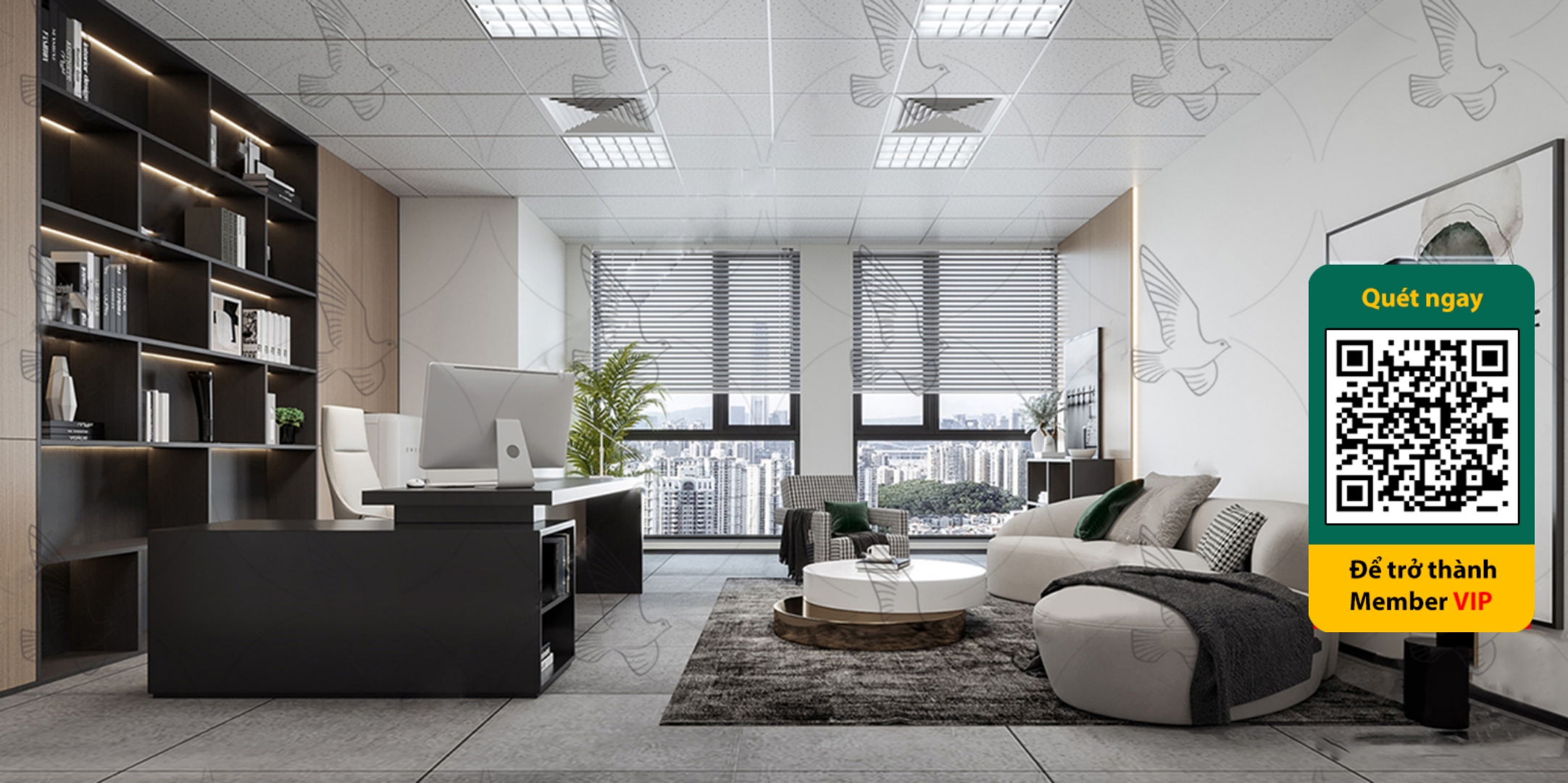 OFFICE SPACE – VRAY / CORONA – 3D MODEL – 4029 - thumbnail 1