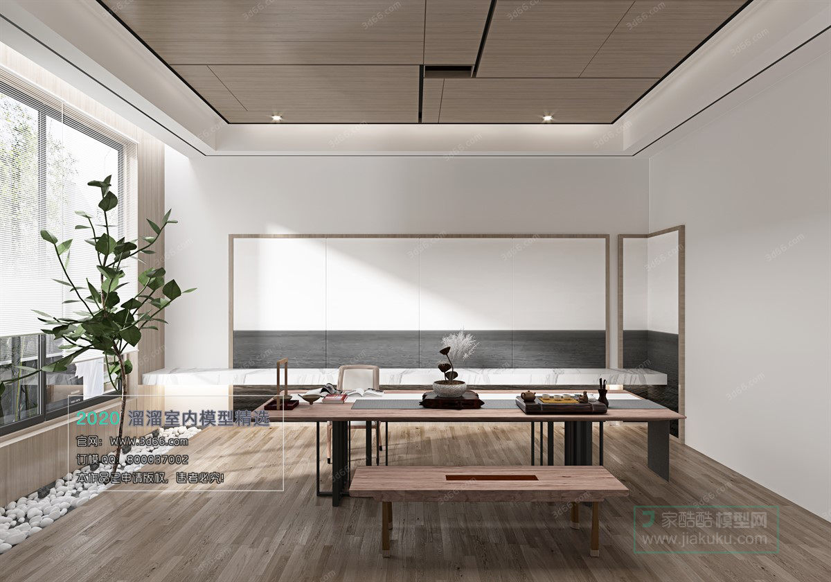 INTERIOR – 3D MODELS – CHINESE STYLE – 020 - thumbnail 1