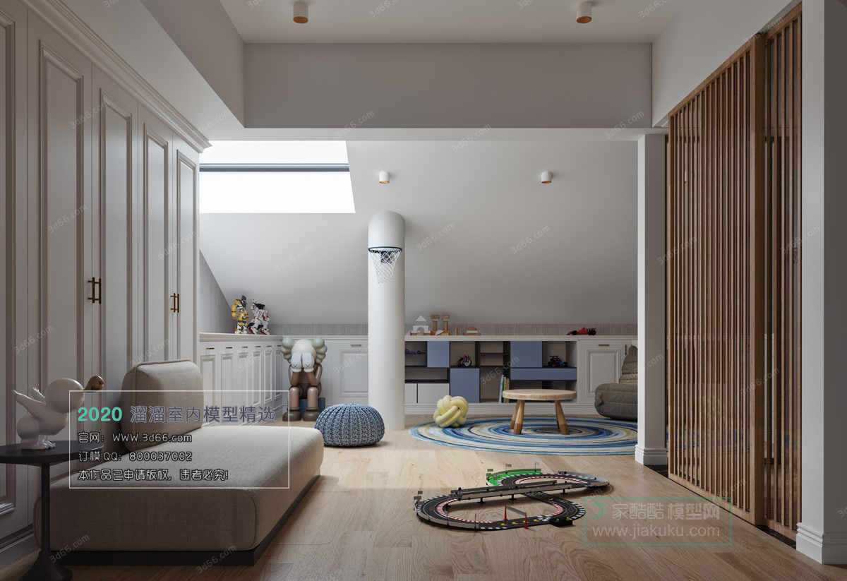 INTERIOR – 3D MODELS – MODERN STYLE – 036 - thumbnail 1