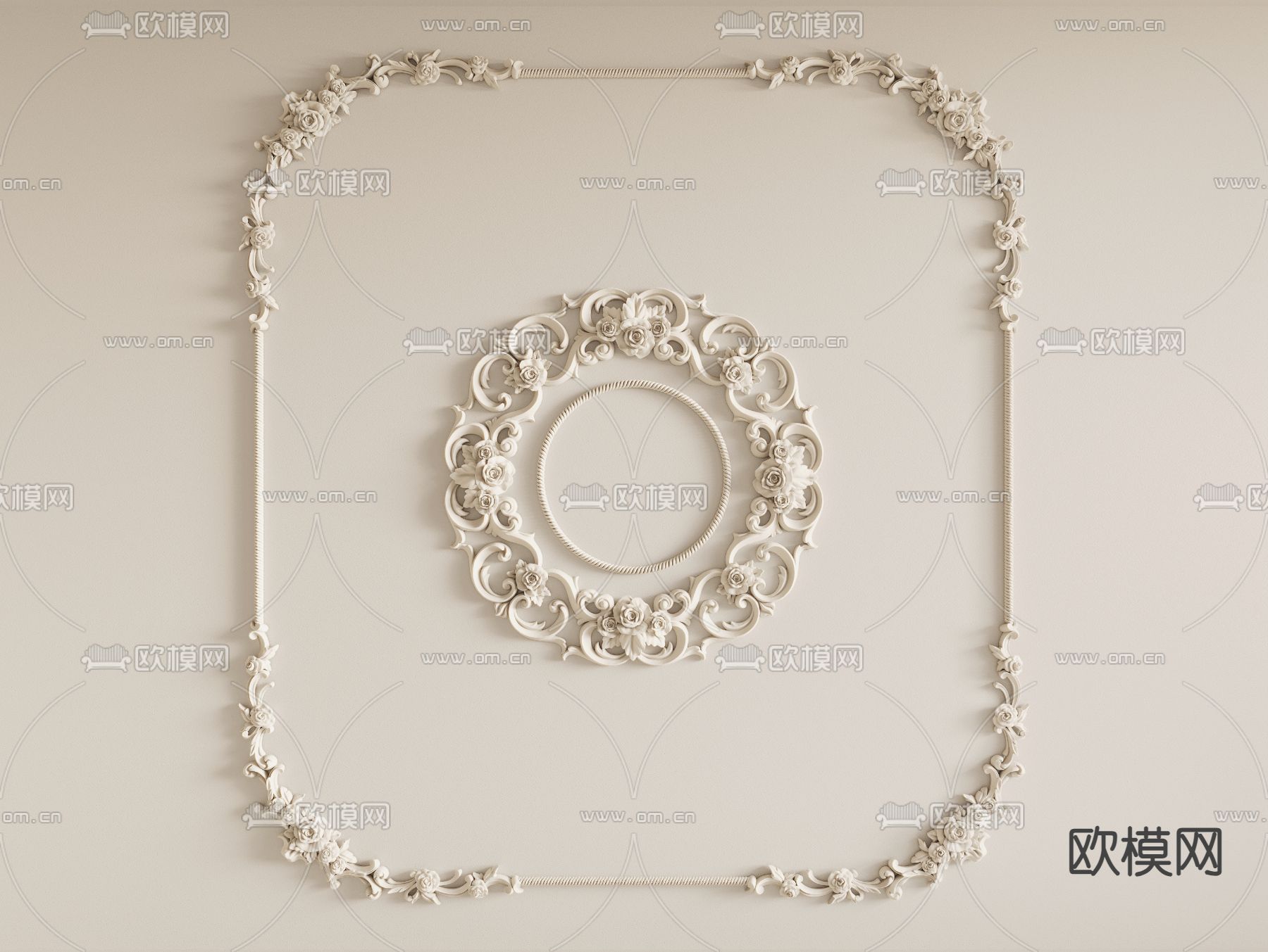 3DS MAX – DETAIL – CEILING – CORONA – 3D MODEL – 3219 - thumbnail 1