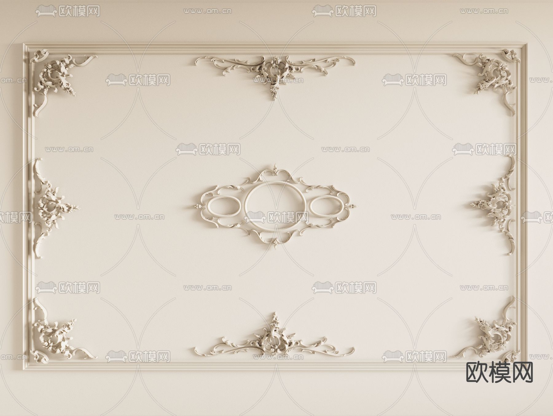 3DS MAX – DETAIL – CEILING – CORONA – 3D MODEL – 3225 - thumbnail 1