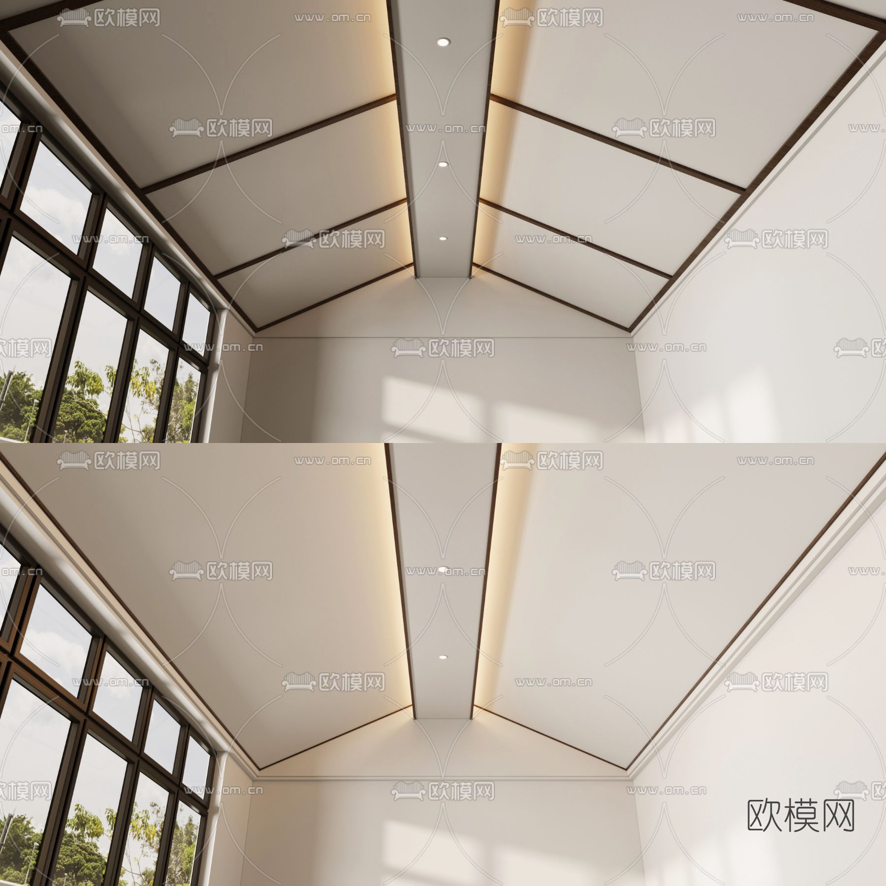 3DS MAX – DETAIL – CEILING – VRAY / CORONA – 3D MODEL – 3142 - thumbnail 1