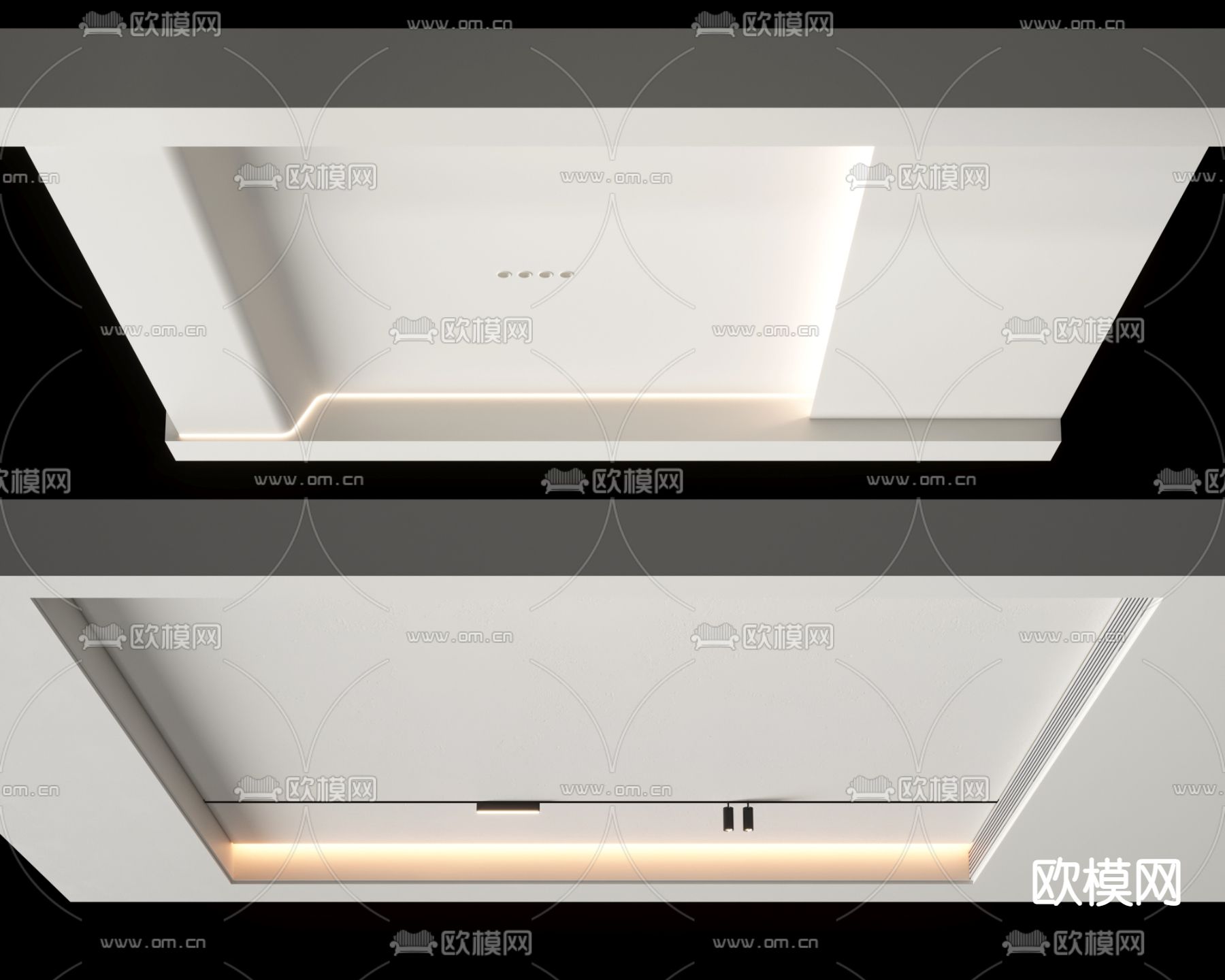 3DS MAX – DETAIL – CEILING – VRAY / CORONA – 3D MODEL – 3144 - thumbnail 1