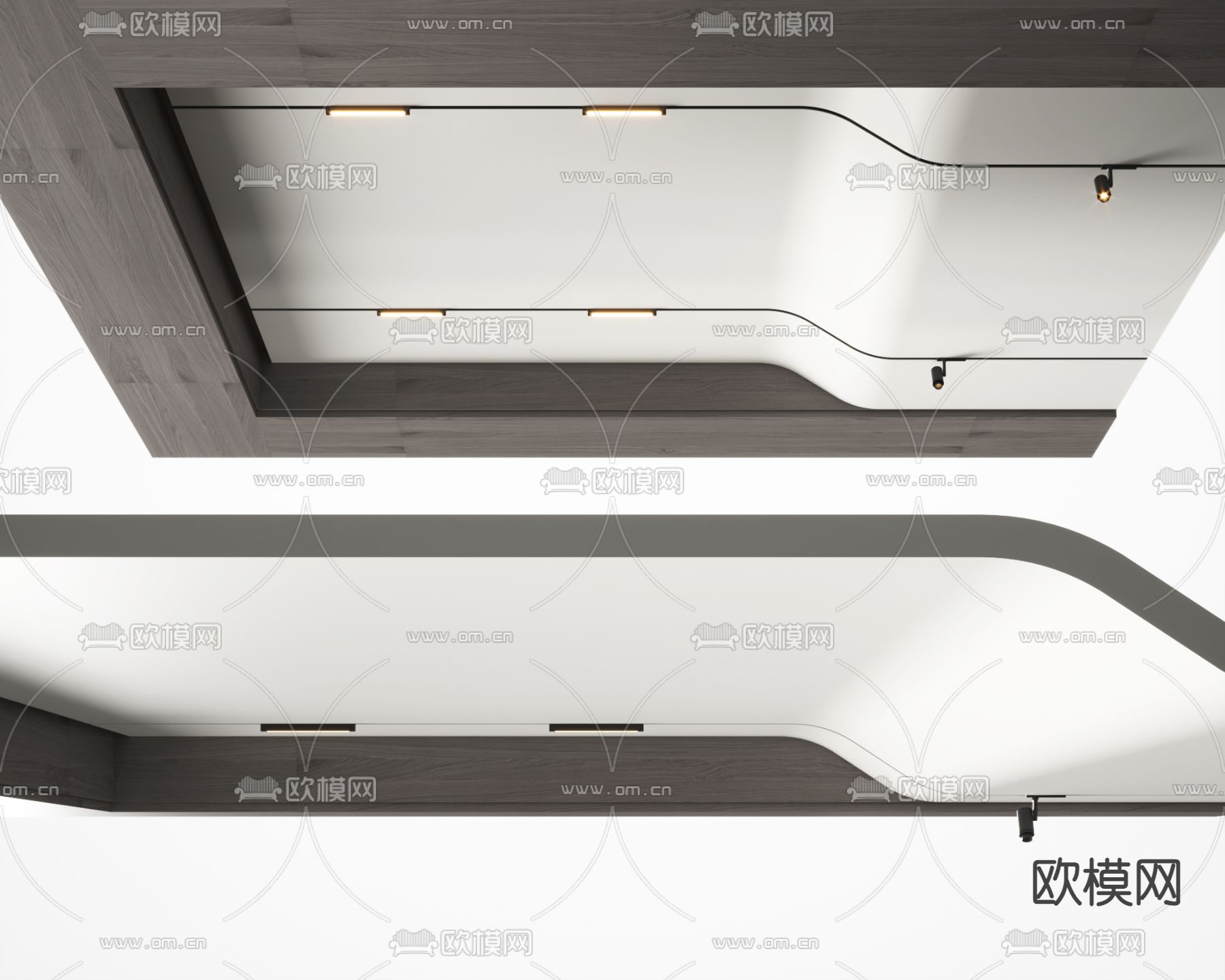 3DS MAX – DETAIL – CEILING – VRAY / CORONA – 3D MODEL – 3145 - thumbnail 1