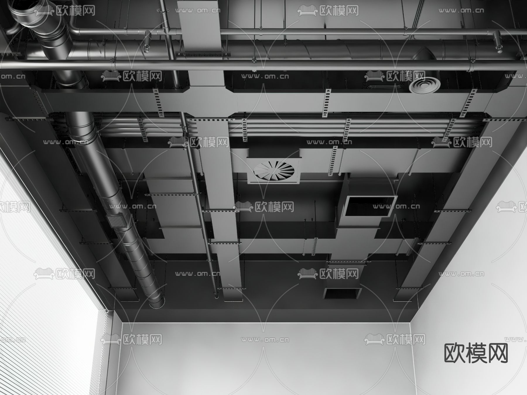 3DS MAX – DETAIL – CEILING – VRAY / CORONA – 3D MODEL – 3156 - thumbnail 1