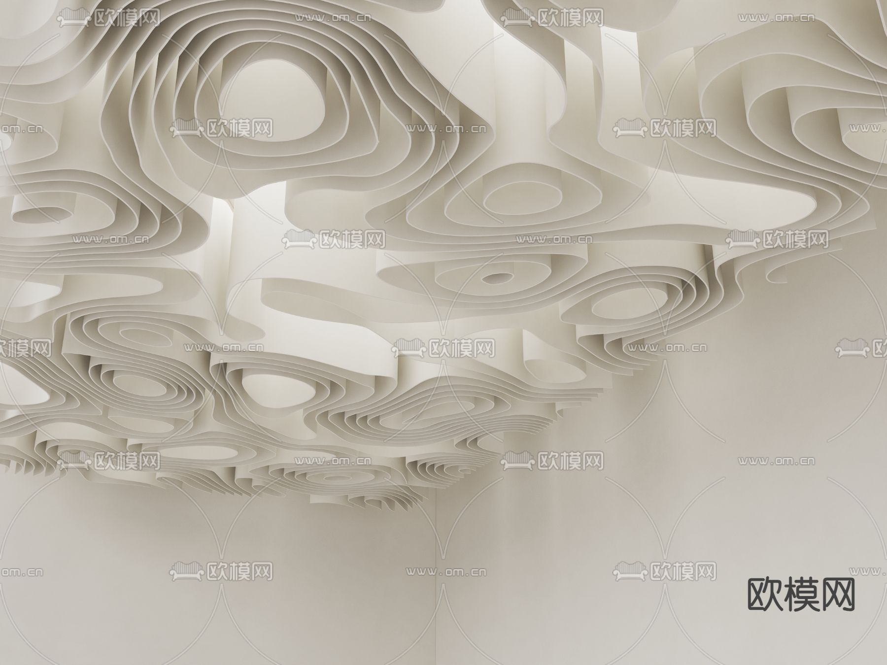 3DS MAX – DETAIL – CEILING – VRAY / CORONA – 3D MODEL – 3161 - thumbnail 1