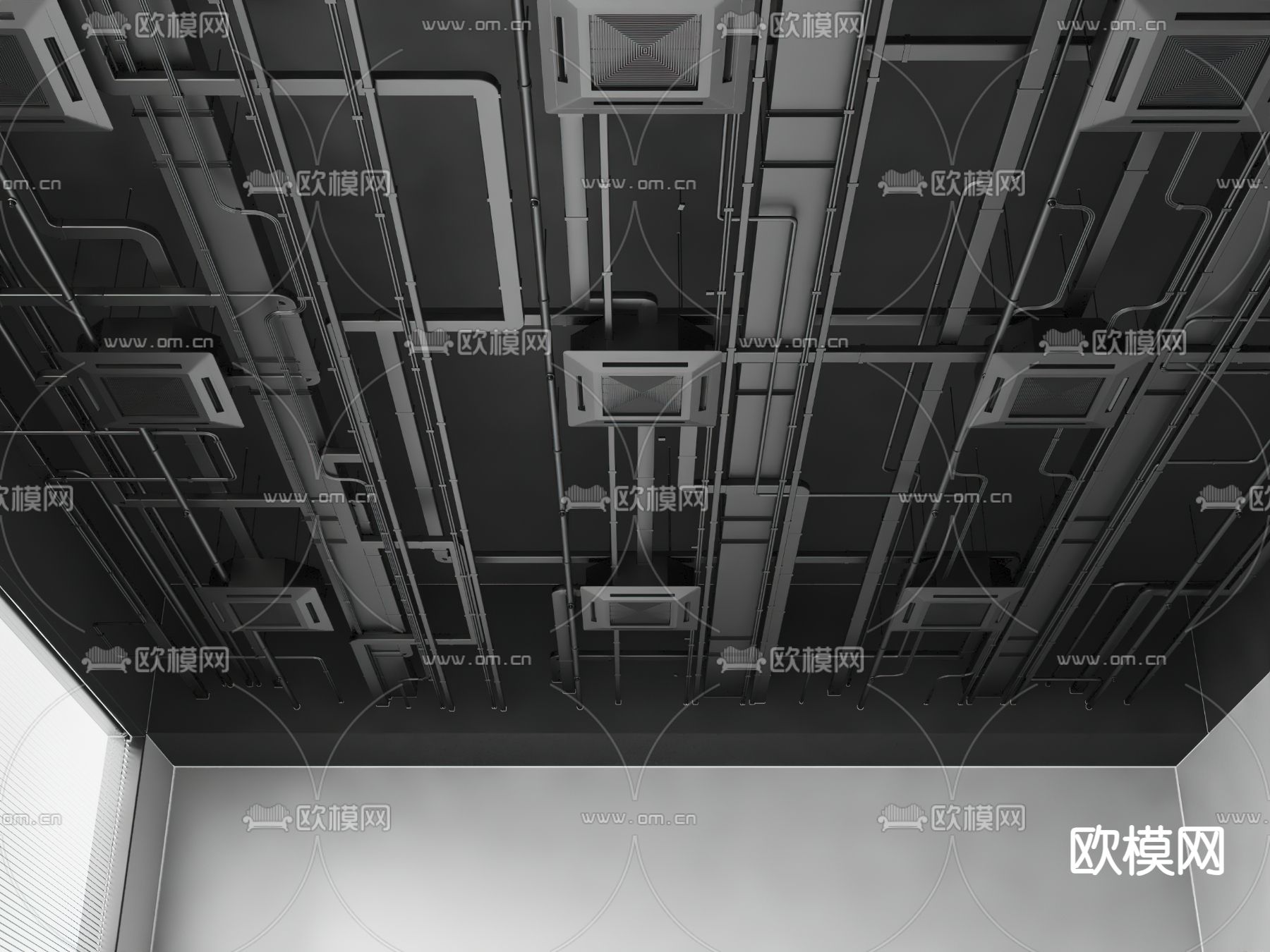 3DS MAX – DETAIL – CEILING – VRAY / CORONA – 3D MODEL – 3172 - thumbnail 1