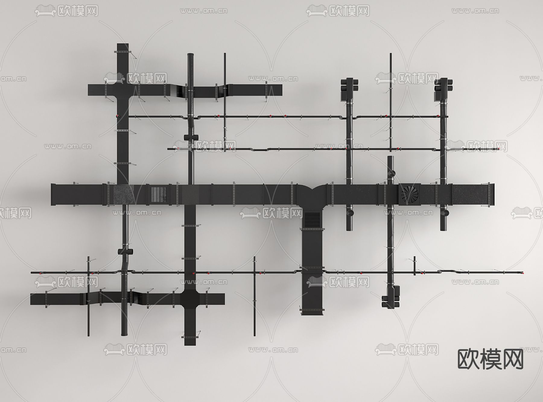 3DS MAX – DETAIL – CEILING – VRAY / CORONA – 3D MODEL – 3218 - thumbnail 1