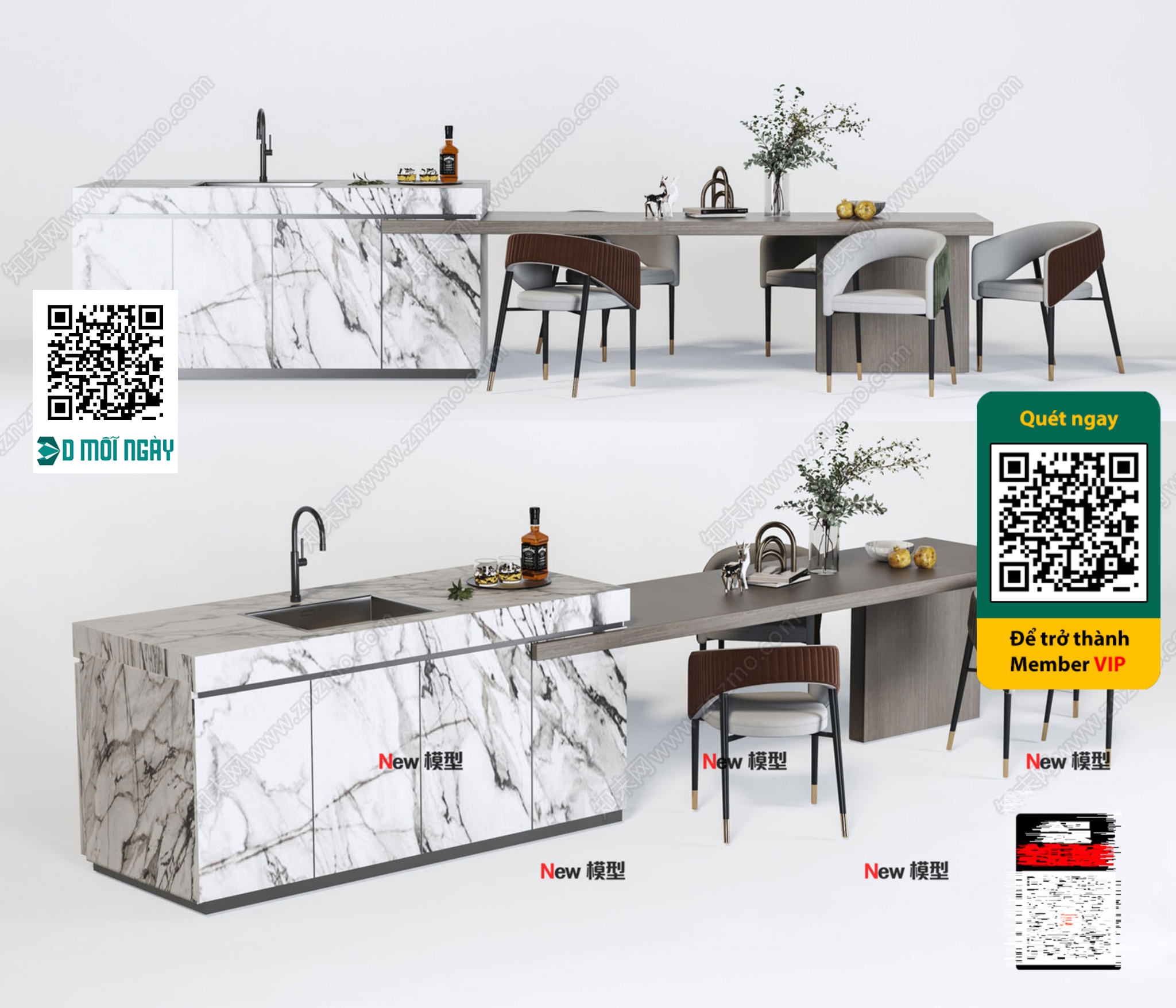 OTHER MODELS – BAR – VRAY / CORONA – 3D MODEL – 4863 - thumbnail 1