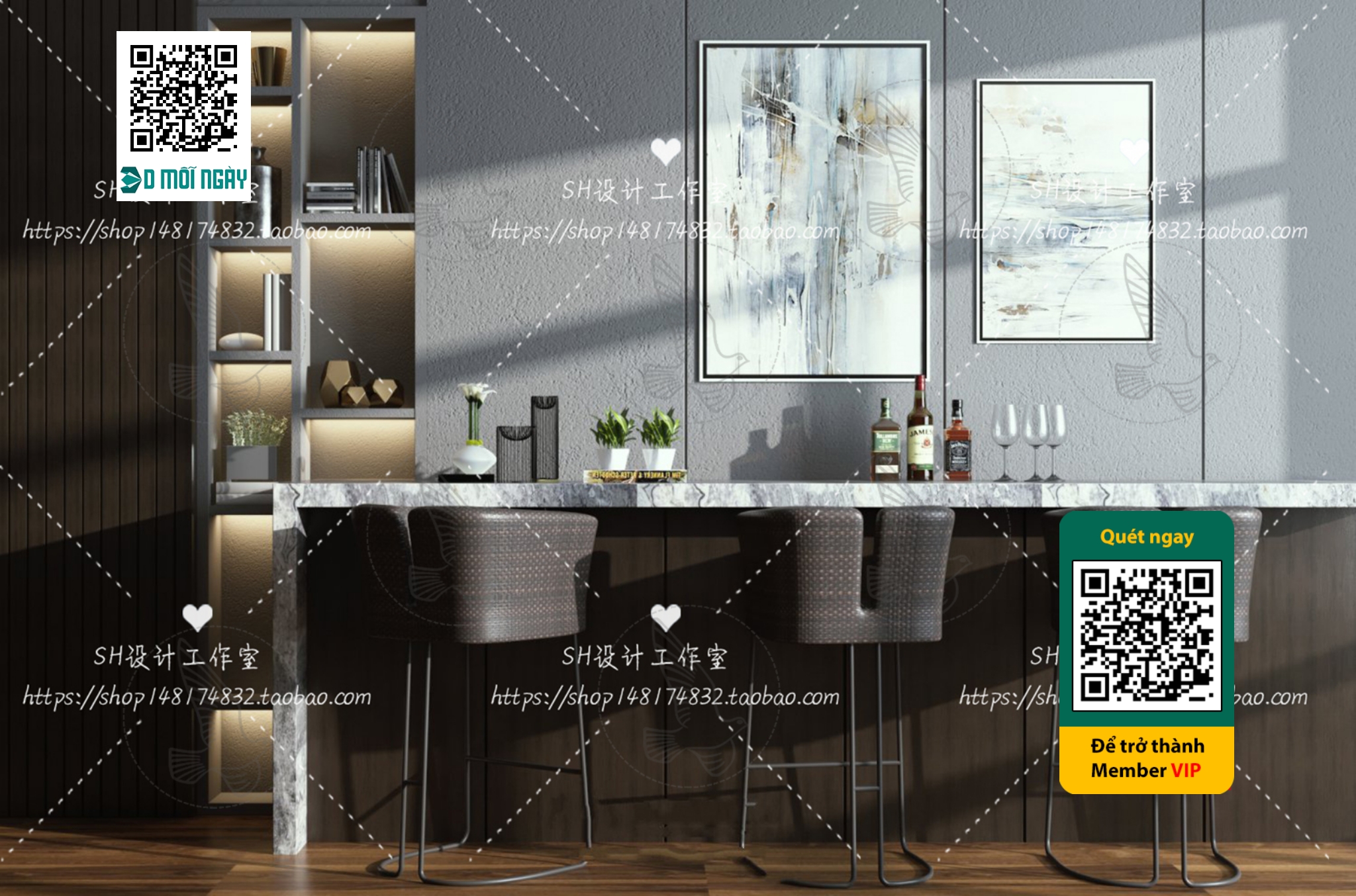 OTHER MODELS – BAR – VRAY / CORONA – 3D MODEL – 5350 - thumbnail 1