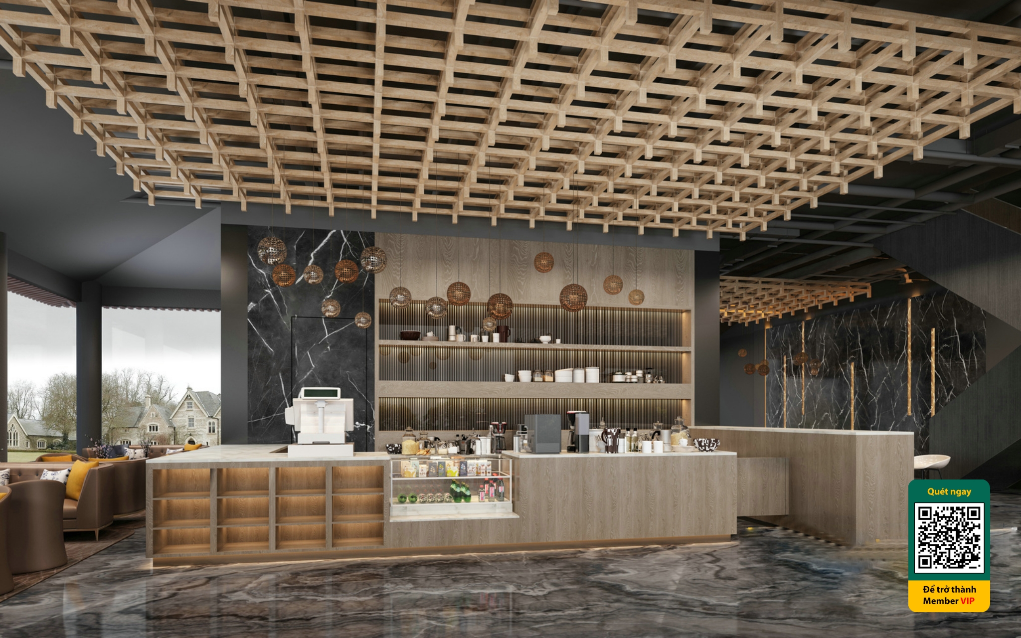 Cafe milk tea shop 3D – 005 – 3622 - thumbnail 1