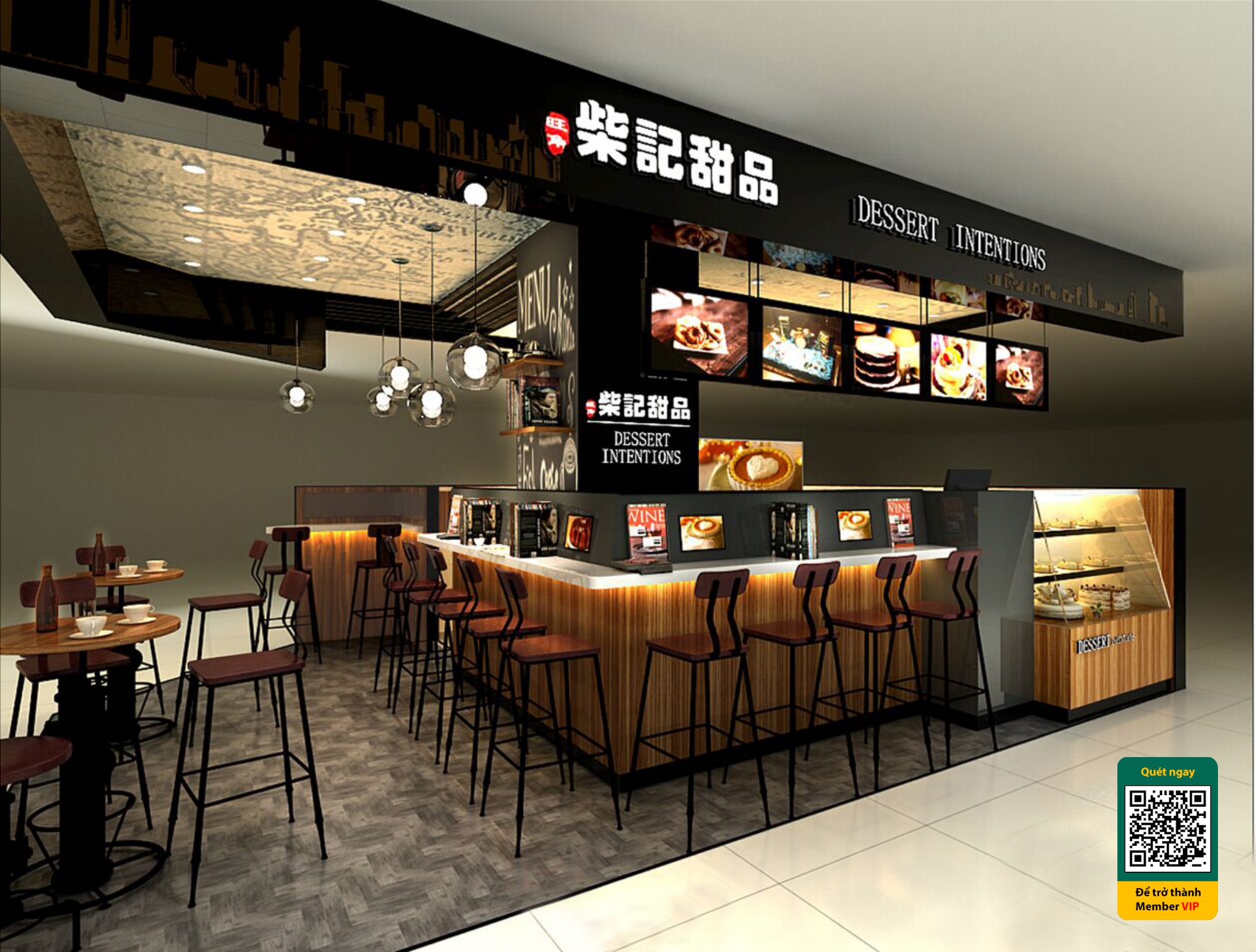 Cafe milk tea shop 3D – 006 – 3623 - thumbnail 1