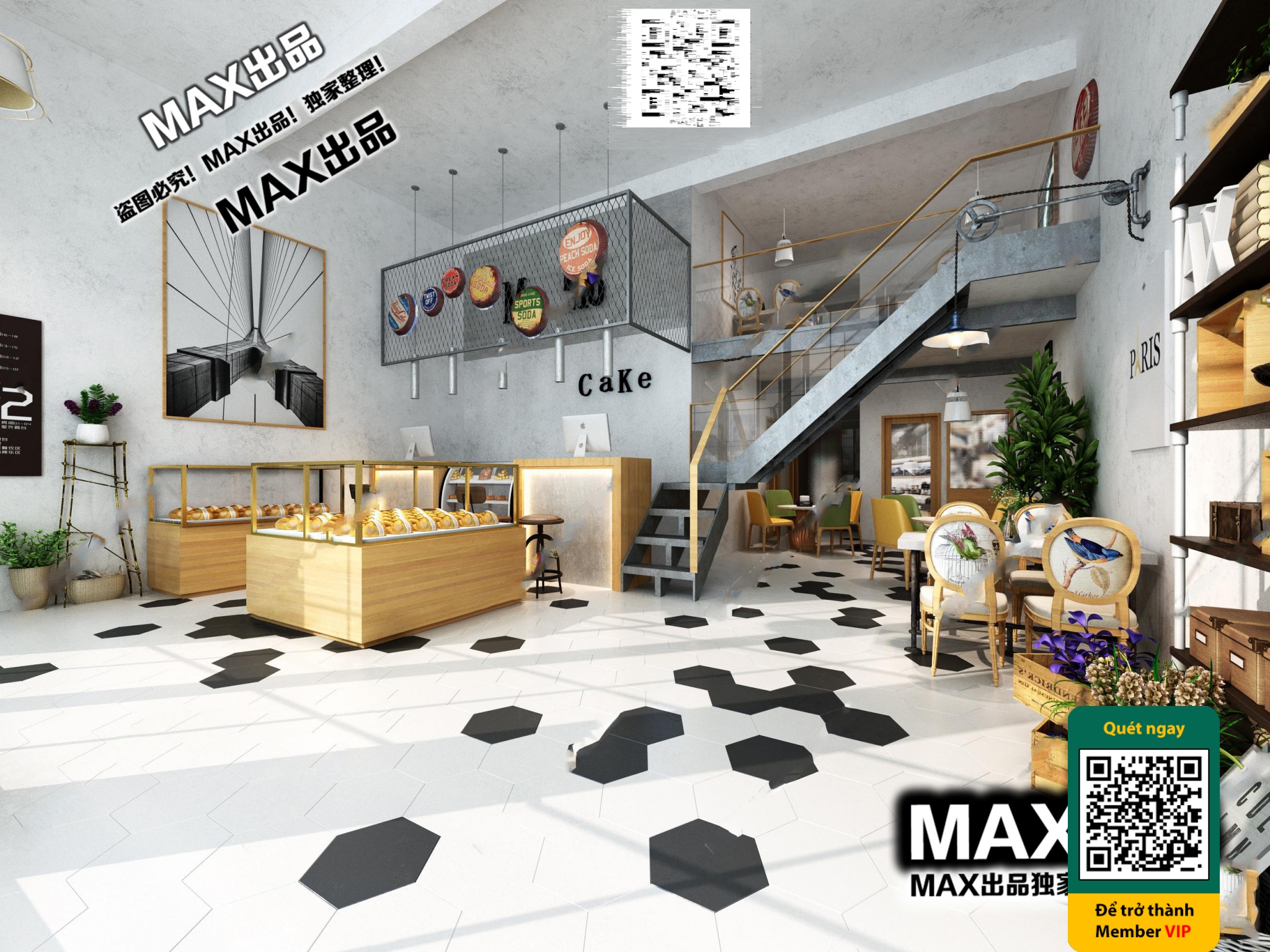 OTHER MODELS – SHOP – VRAY / CORONA – 3D MODEL – 4590 - thumbnail 1