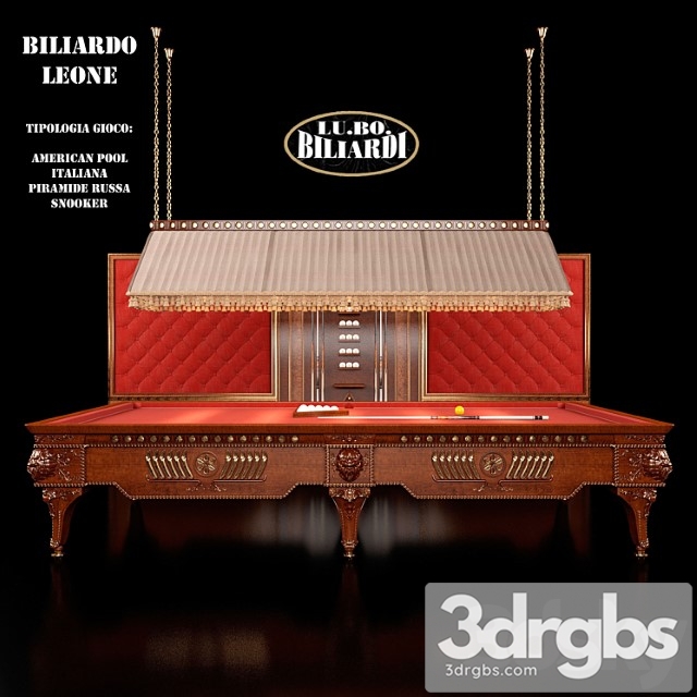 Biliardo leone 3dsmax Download - thumbnail 1