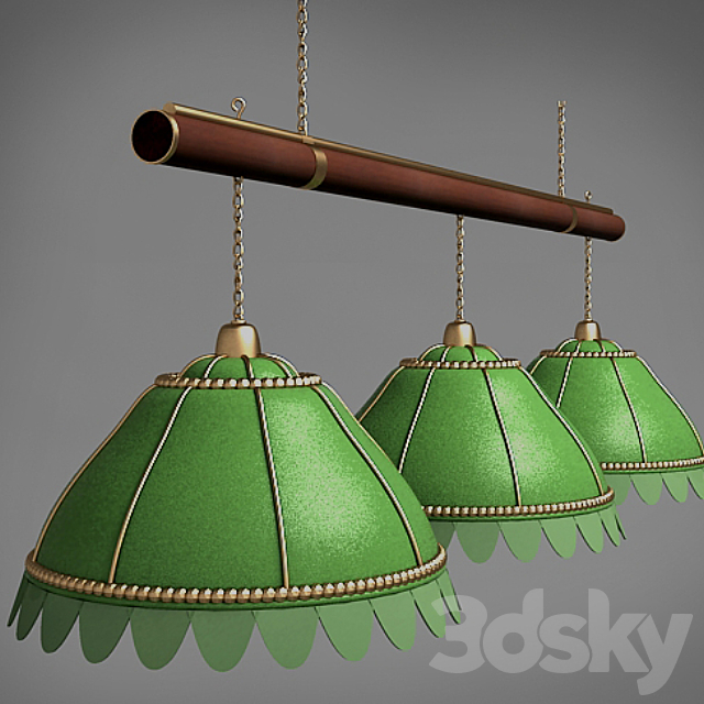 Billiard Lamp 3ds Max - thumbnail 1