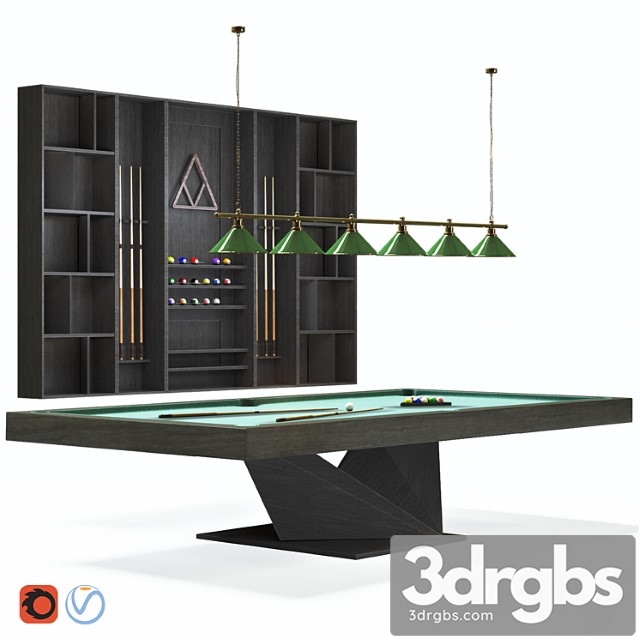 Billiard room set - thumbnail 1